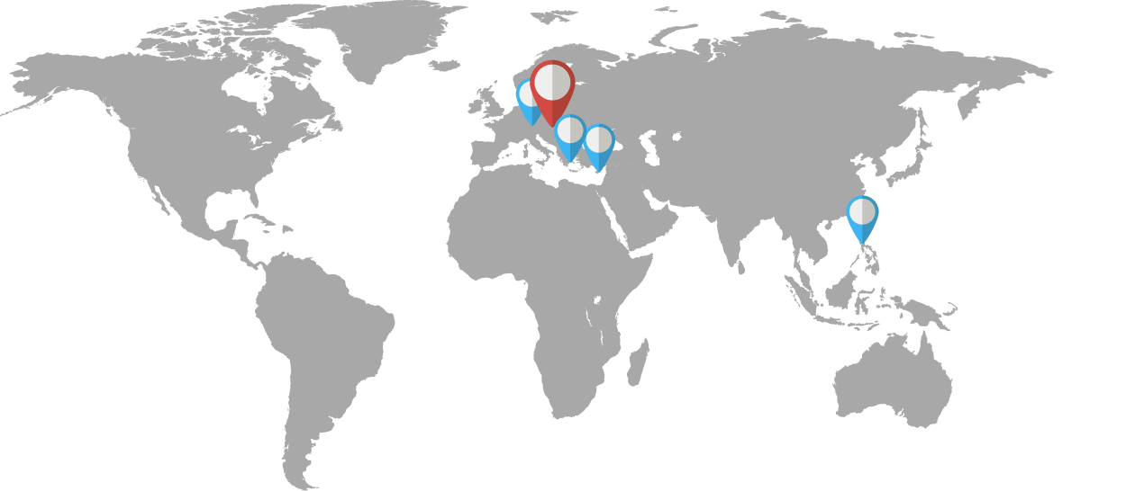 KRFTWRK locations around the globe